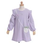 ワンピース いちごポシェット風カットワンピース キッズ 子供服 女の子