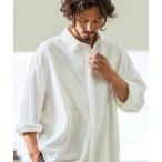 シャツ ms5977- Deformed Waffle Jacquard Fly Front Design Shirts 比翼シャツ メンズ