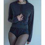 tシャツ 「IRIS 47」velvety long tops/ベルベティ ロング トップス レディース