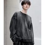 トレーナー スウェット ピグメント加工ヘビーウェイトクルースウェット メンズ レディース