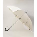 傘 アンブレラ 62cm グレージュ 長傘 「Shupatto シュパット」 レディース