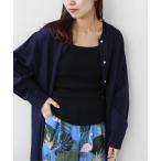 タンクトップ ノースリーブ 「追加」Vis/Polyスクエアネックリブタンクトップ レディース