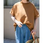 「FORK&SPOON」 半袖ブラウス 1 キャメル レディース