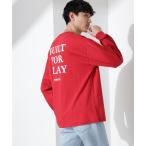 tシャツ 「KELTY×NANO universe」USAコットン天竺Tシャツ長袖 メンズ