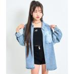 ブラウス シャツ ダブルジップ デニ