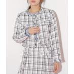 ショッピングSTUART ジャケット テーラードジャケット ファンシーツイードジャケット レディース