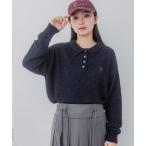 ニット セーター カールヤーンポロニット/327215 レディース