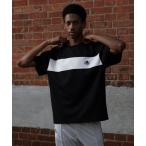 tシャツ 「Kappa」「紫外線対策/UVケア」カラーブロック切替半袖Tシャツ メンズ