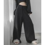 パジャマ ルームウェア 「 セットアップ可能 」マシュマロタッチワイドパンツ ／ marshmallow touch wide pants レディース