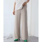 パンツ ラメスウェットセミワイドパンツ レディース