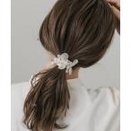 ヘアゴム ランダムパールリボンヘアゴム