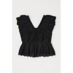ブラウス シャツ EYELET CAPSLEEVE ブラウス レディース