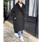 「TICCA」 チェスターコート FREE ブラック レディース