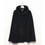 [RUIRUE BOUTIQUE] пончо 3L темный темно-синий женский 