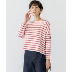 tシャツ 「洗える」Armor-lux スムース クロップド ボーダー カットソー レディース