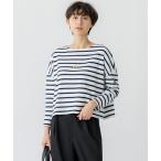 tシャツ 「洗える」Armor-lux スムース クロップド  ボーダー カットソー レディース