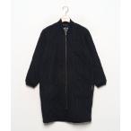 「LAVENHAM」 ジップアップブルゾン - ネイビー レディース