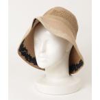 「Demi-Luxe BEAMS」 ストローハット ONE SIZE ネイビー レディース