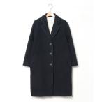 [studio CLIP] пальто с отложным воротником M черный женский 