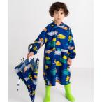 ショッピングレインコート キッズ レインコート カッパ 「収納巾着付き」ペイントダイナソーレインコート キッズ 子供 男の子