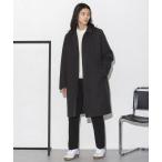 [NANO universe] пальто с отложным воротником S уголь мужской 