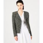 「ISABEL MARANT」 ツイードジャケット 36 ダークグリーン レディース