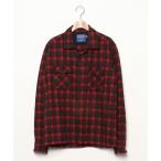 「PENDLETON」 長袖ネルシャツ L レッド メンズ