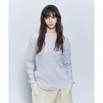 tシャツ 「6(ROKU)」バックスリット サーマル プルオーバー レディース