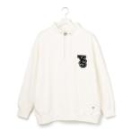 トレーナー スウェット 「UNISEX」ハーフZIPスタンドネック トレーナー メンズ