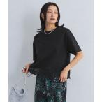tシャツ チュール エンブロイダリー プルオーバー Tシャツ レディース