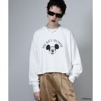 tシャツ MICKEY MOUSE/face sweat レディース