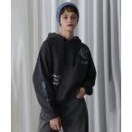 パーカー 「WEB・一部店舗限定」ILLUSTRATION EMBROIDRY PARKA レディース