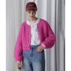 ショッピングLOW カーディガン LOW GAUGE KNIT CARDIGAN レディース