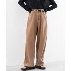 ジーンズ デニム デニムパンツ 「refinedworks」オトナの女性が着やすい 緩い カーブパンツ ！ レディース