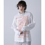 tシャツ (GENE HEAVENS)NYCプリント ヘビーウェイトロングスリーブT レディース