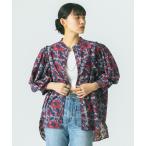 ブラウス シャツ (GENE HEAVENS)INDIGO FLOWER SHIRTS レディース