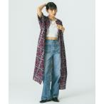 ワンピース (GENE HEAVENS)INDIGO FLOWER SHIRTS OP