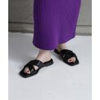 サンダル (TENDENZA)メタリックサンダル レディース