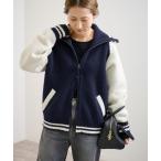 ショッピングスタジャン 「FRAMeWORK」 スタジャン FREE ネイビー レディース