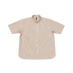 「Pitta Re_)」 半袖シャツ L ベージュ メンズ