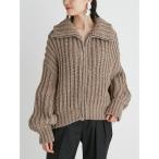 ショッピングカウチン 「Mila Owen」 ニットカーディガン ONE SIZE ブラウン レディース