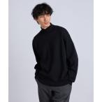 「SHIPS any」 タートルネックニット LARGE ブラック メンズ