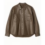 コート アウター (CHIGNON)フェイクレザージャケット レディース