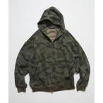 パーカー NAUTICA JEANS CO./ノーティカジーンズ Camo&Map&Sky Sweat Zip Hoodie/カモ柄 マップ柄 タイダ
