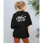 tシャツ 「ユニセックス」NEW ERA/ニューエラ オーバーサイズ/バックプリントTシャツ 14410073/14410075 レディース