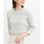 tシャツ 7分袖ワッフルクルーT レディース