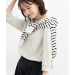 tシャツ 「UVカット」7分袖ロゴTシャツ レディース