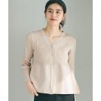 ショッピングcoca カーディガン スポンディッシュニットペプラムカーディガン レディース