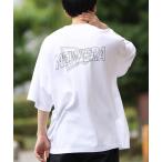 tシャツ NEW ERA/ニューエラ 半袖Tシャツ バックプリント 吸汗速乾 14410156/14410157 メンズ レディース