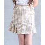 スカート キッズ　プリーツ切替スカート キッズ 子供服 女の子